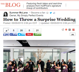 How to Throw a Surprise Wedding